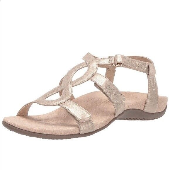 Vionic Orthotic Rest Jodie Women’s Size 6 US Adjustable Sandal Rose Gold NEW - Picture 7 of 7